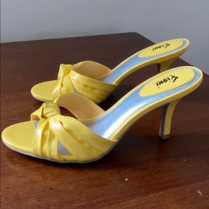 Women’s Sandal Heels Yellow